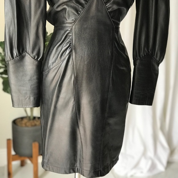 VTG Michael Hoban For North Beach Leather Dress - Picture 6 of 14
